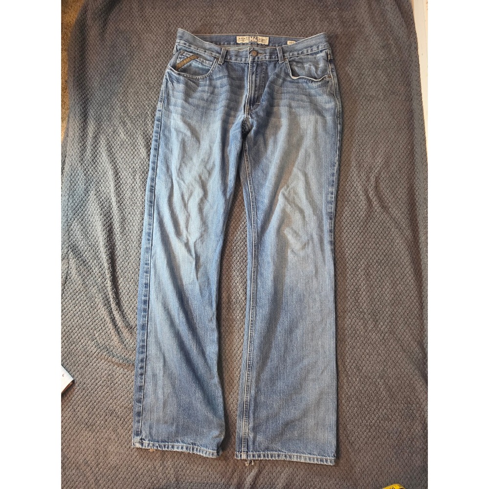 Ariat M4 Relaxed Boot Cut Jeans Mens 36x36 Blue Medium Wash Denim Legacy